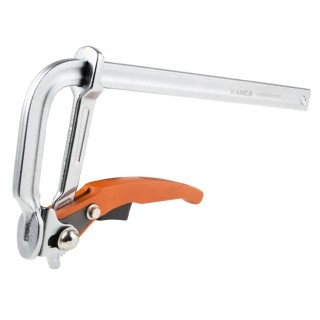 RS PRO 250 mm x 120 mm Lever Clamp, Chrome Finish, Steel, 800 mm Length 829-6167