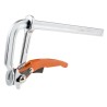 RS PRO 250 mm x 120 mm Lever Clamp, Chrome Finish, Steel, 800 mm Length 829-6167