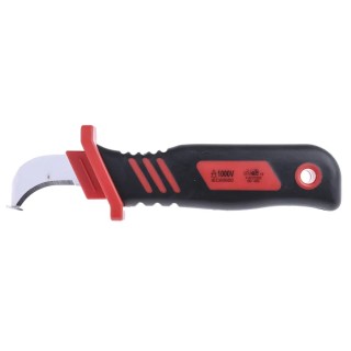 RS PRO Insulated Cable Knife VDE 1000V Approved 220mm Overall Length 44mm Stainless Steel Blade 829-6518