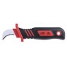 RS PRO Insulated Cable Knife VDE 1000V Approved 220mm Overall Length 44mm Stainless Steel Blade 829-6518