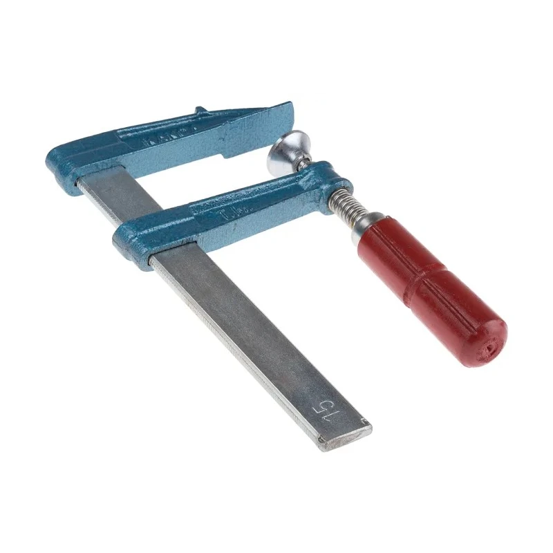 RS PRO Chrome Finish 150 mm Jaw Opening 80 mm Jaw Depth Steel F Clamp RS-829-6189