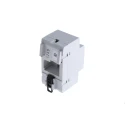 ABB 16A Grey 1 Gang Plug Socket M1174 Indoor Type E French 250V DIN Rail Mount 2CSM110000R0711