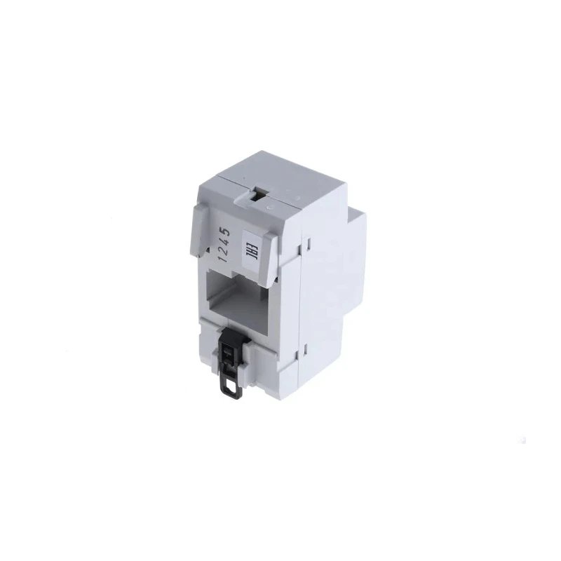ABB 16A Grey 1 Gang Plug Socket M1174 Indoor Type E French 250V DIN Rail Mount 2CSM110000R0711