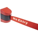 RS PRO Black, Red Safety Barrier Retractable Plastic Polyester Tape 4.6m 48mm Wide 829-9071