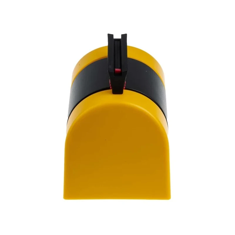 RS PRO Black Yellow Retractable Safety Barrier Tape 48 mm Width, Polyester, 4.6 m Length 829-9075