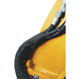 HellermannTyton Braided Polyamide Black Cable Sleeve 50m Length 38mm Diameter Helagaine 170-01307 HEGWS60-PA6-BK
