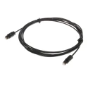 RS PRO Optical Audio Cable with Toslink Connector, 2.5 m Length, Polyethylene Jacket, RoHS Compliant 830-0086