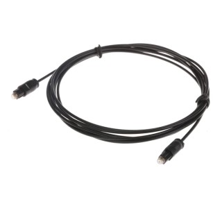RS PRO Optical Audio Cable with Toslink Connector, 2.5 m Length, Polyethylene Jacket, RoHS Compliant 830-0086