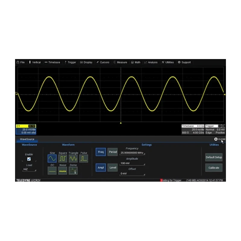 Teledyne LeCroy Oscilloscope Software for Use with WaveSurfer 3000 Oscilloscope WS3K-FG