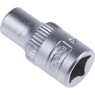 RS PRO 1/4 in Drive 5.5 mm 6 Point Square Chrome Vanadium Steel Socket 830-3994