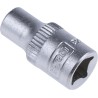RS PRO 1/4 in Drive 5.5 mm 6 Point Square Chrome Vanadium Steel Socket 830-3994