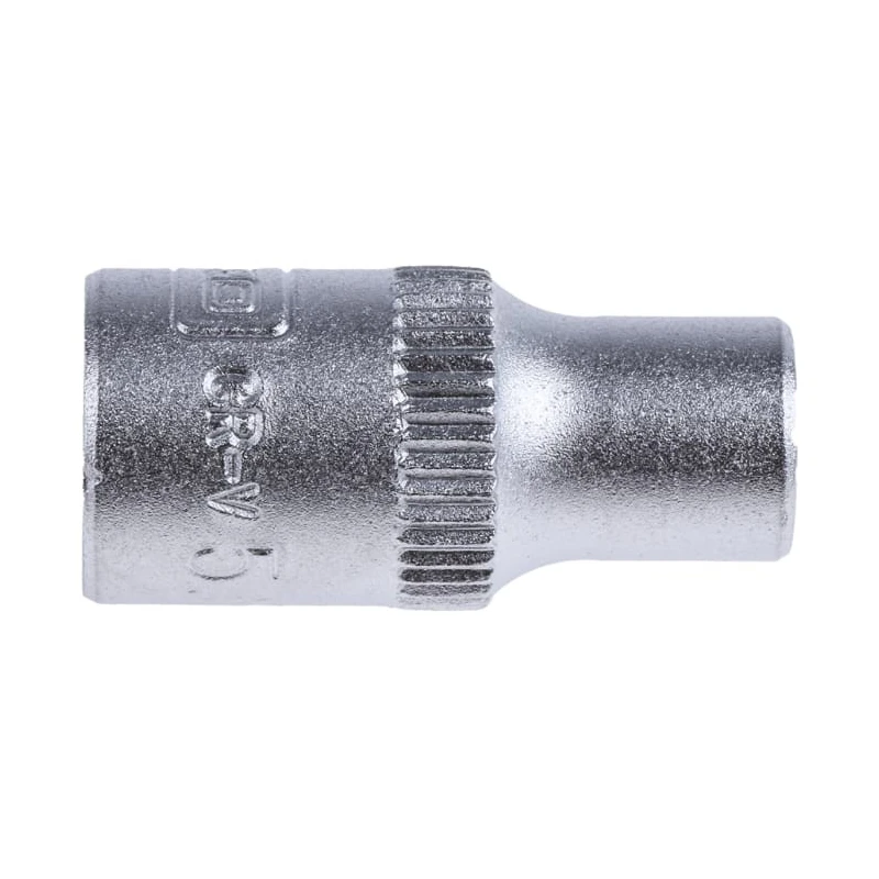 RS PRO 1/4 in Drive 5.5 mm 6 Point Square Chrome Vanadium Steel Socket 830-3994