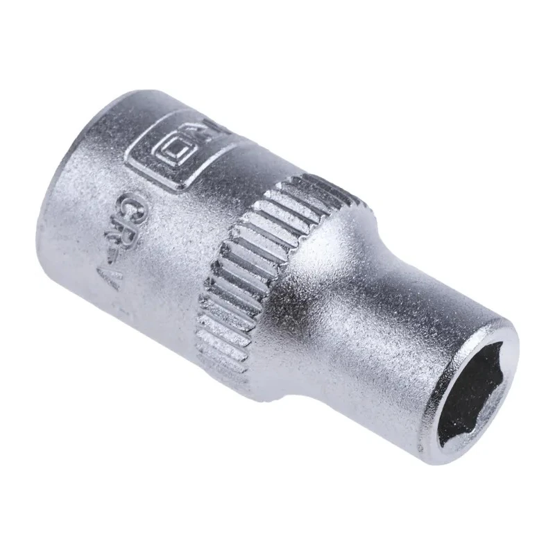 RS PRO 1/4 in Drive 5.5 mm 6 Point Square Chrome Vanadium Steel Socket 830-3994