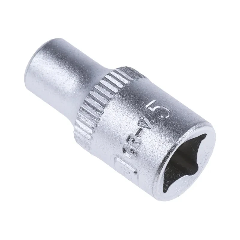 RS PRO 1/4 in Drive 5 mm 6 Point Square Socket 830-3990