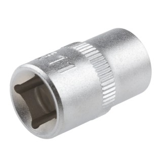 RS PRO 3/8 in Drive 11 mm 12 Point Square Chrome Vanadium Steel Socket 830-4041