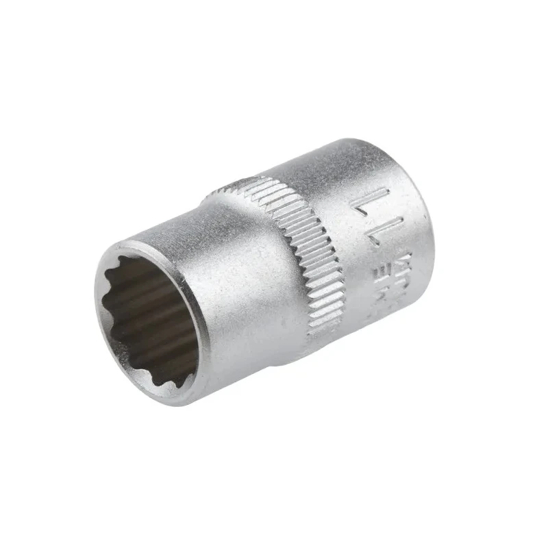 RS PRO 3/8 in Drive 11 mm 12 Point Square Chrome Vanadium Steel Socket 830-4041