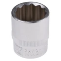 RS PRO 3/8 in Drive 18 mm 12 Point Square Socket 830-4066