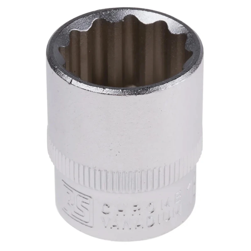 RS PRO 3/8 in Drive 18 mm 12 Point Square Socket 830-4066