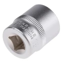 RS PRO 3/8 in Drive 18 mm 12 Point Square Socket 830-4066