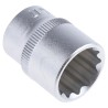 RS PRO 3/8 in Drive 17 mm 12 Point Square Socket 830-4063