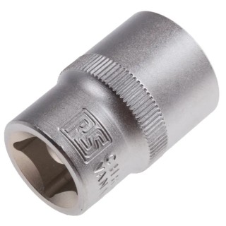 RS PRO 1/2 in Drive 19 mm 12 Point Square Drive Chrome Vanadium Steel Socket 830-4123