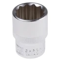 RS PRO 1/2 in Drive 20 mm 12 Point Square Socket 830-4127