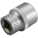 RS PRO 1/2 in Drive 22 mm 12 Point Square Chrome Vanadium Steel Socket 830-4139