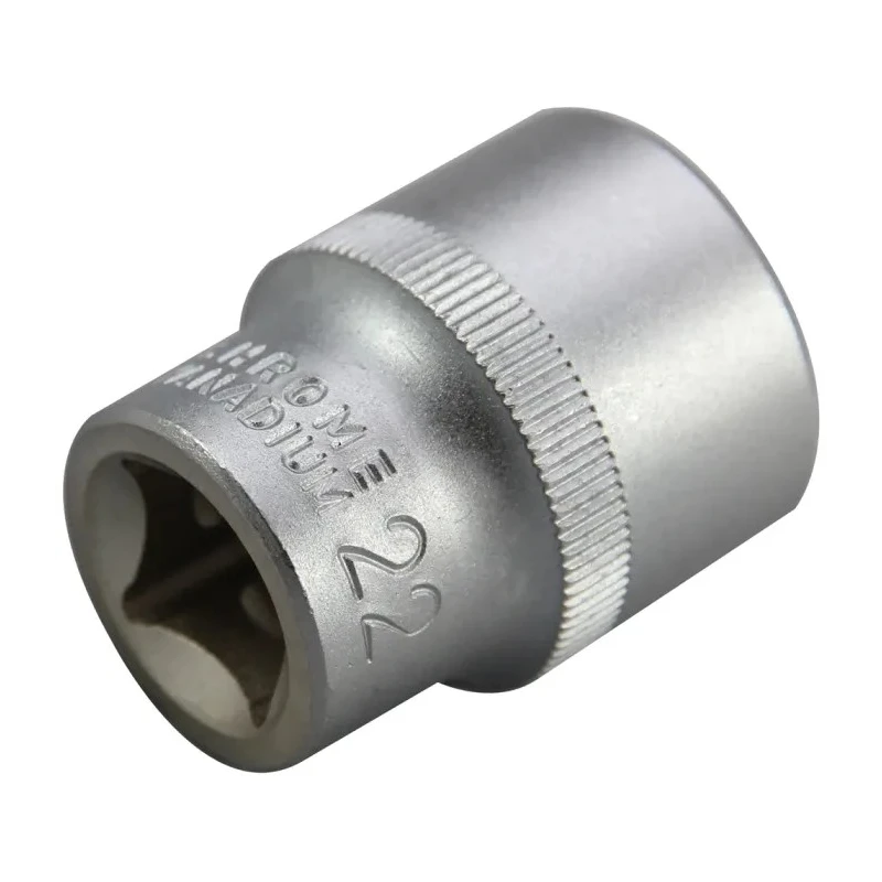 RS PRO 1/2 in Drive 22 mm 12 Point Square Chrome Vanadium Steel Socket 830-4139
