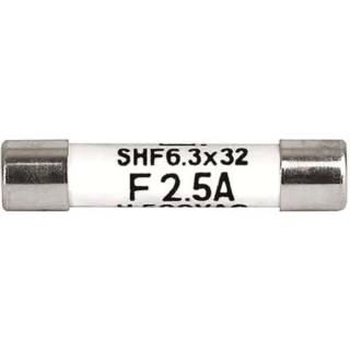 Schurter 2A F Ceramic Cartridge Fuse 6.3 x 32 mm, Fast Acting, 500V AC, Model 8020.5071.G
