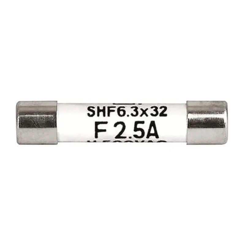 Schurter 2A F Ceramic Cartridge Fuse 6.3 x 32 mm, Fast Acting, 500V AC, Model 8020.5071.G