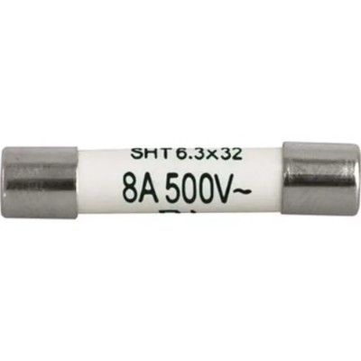 Schurter 8A T Ceramic Cartridge Fuse 6.3 x 32 mm 500V AC Time Delay SHT 6.3x32 8020.5020.G