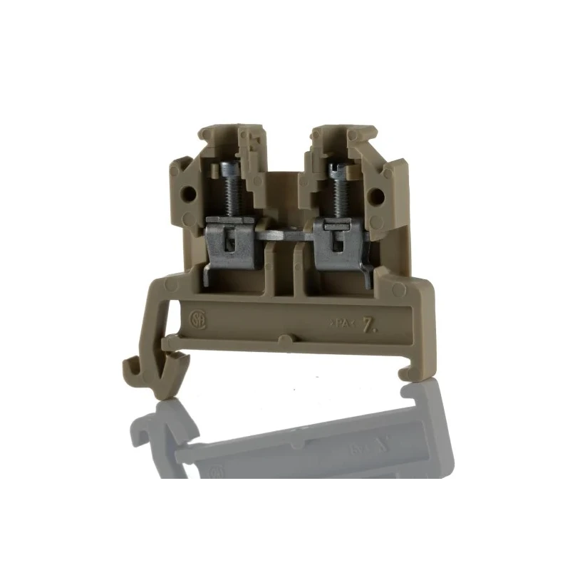 Weidmüller Feed Through Terminal Block Beige 2.5mm² 1-Level Screw Terminals 500V 24A 0268860000