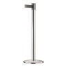 RS PRO Stainless Steel Safety Barrier with Black Polyester Retractable Tape 2.8m, 1m Height, Chrome Plated 829-9065