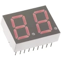 Broadcom 2 Character 7 Segment Red LED Display Anode 7.69mcd 14.2mm HDSP-521E