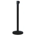 RS PRO Stainless Steel Retractable Safety Barrier with Black Polyester Tape 2.8 m Length 1m Height 829-9062
