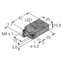 Turck Block Inductive Proximity Sensor M8 x 1 Thread PNP Output 30 V DC 200mA 8 mm Detection Bi8U-Q10-AP6X2-V1131