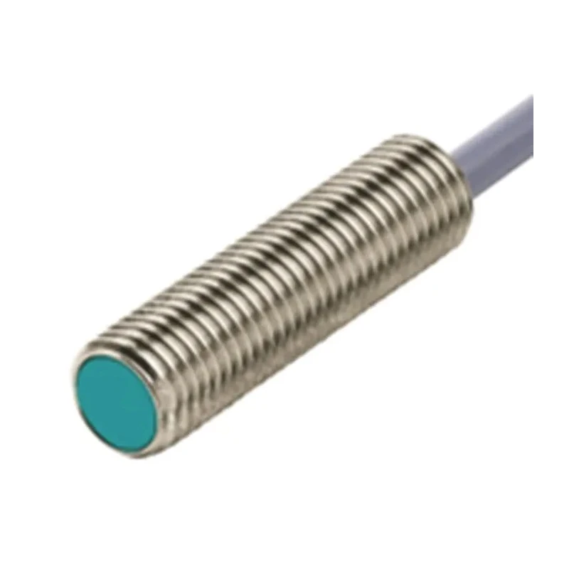 Pepperl + Fuchs Threaded Barrel Inductive Proximity Sensor M8 x 1 PNP 3V 2 mm Range 30 V dc 100mA NBB2-8GM30-E2-0.2M-V3