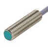 Pepperl + Fuchs Threaded Barrel Inductive Proximity Sensor M8 x 1 PNP 3V 2 mm Range 30 V dc 100mA NBB2-8GM30-E2-0.2M-V3