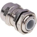 SIB RS PRO Metallic Nickel Plated Brass Cable Gland M12 Thread 3 mm Min. 6.5 mm Max. IP68 831-9012