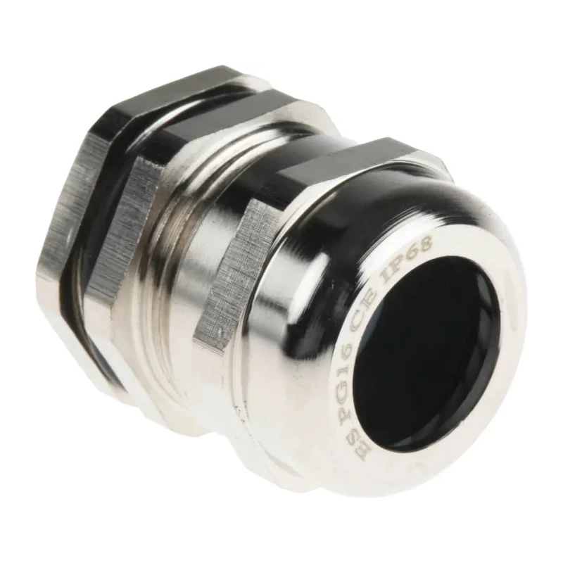 Lapp RS PRO Metallic Nickel Plated Brass Cable Gland, PG16 Thread, 8 mm Minimum, 14 mm Maximum, IP68 831-9056