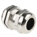 RS PRO Metallic Nickel Plated Brass Cable Gland PG13.5 Thread Size, 6 mm Min Cable Diameter, 12 mm Max Cable 831-9052