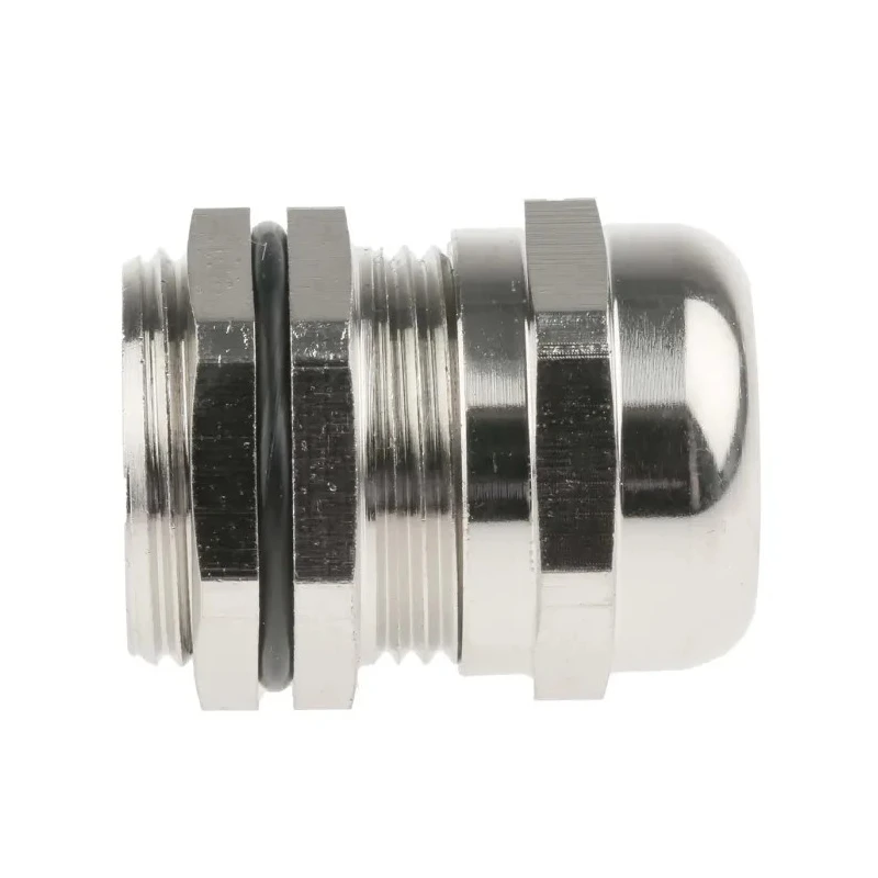 RS PRO Metallic Nickel Plated Brass Cable Gland PG13.5 Thread Size, 6 mm Min Cable Diameter, 12 mm Max Cable 831-9052
