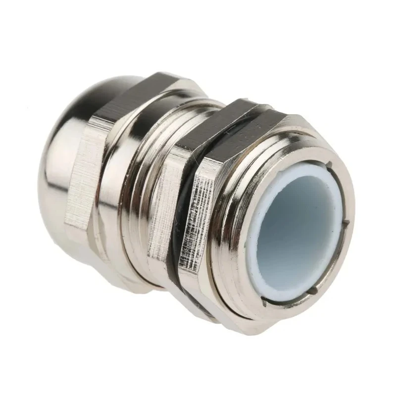 RS PRO Metallic Nickel Plated Brass Cable Gland PG13.5 Thread Size, 6 mm Min Cable Diameter, 12 mm Max Cable 831-9052