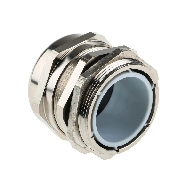 RS PRO Metallic Nickel Plated Brass Cable Gland PG36 Thread, 22 mm Minimum Cable Diameter, 32 mm Maximum Cable 831-9062