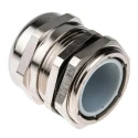 RS PRO Metallic Nickel Plated Brass Cable Gland PG21 Thread 13 mm to 18 mm Diameter IP68 831-9065
