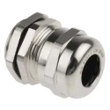 Jacobs RS PRO Metallic Nickel Plated Brass Cable Gland, PG11 Thread, 5 mm Min., 10 mm Max., IP68 831-9059