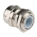 Jacobs RS PRO Metallic Nickel Plated Brass Cable Gland, PG11 Thread, 5 mm Min., 10 mm Max., IP68 831-9059