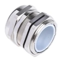 RS PRO Metallic Nickel Plated Brass Cable Gland, PG29 Thread, 18 mm Min., 25 mm Max., IP68 831-9068