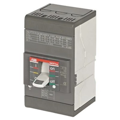 ABB Protecta XT3N Molded Case Circuit Breaker 3-Pole 250A 36kA Breaking Capacity DIN Rail XT3N