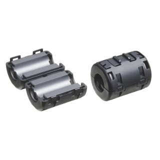 TDK Openable Ferrite Sleeve, Diameter 12 mm, Aperture 34.6 x 27 x 27.5 mm, Cable Core, Automotive ECU Application ZCAT12V-BK